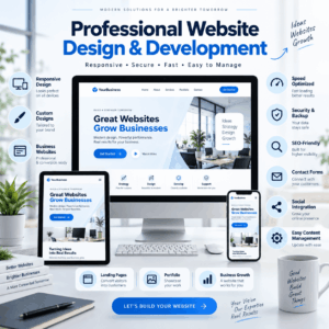 Professional  Website Design & Responsive Development