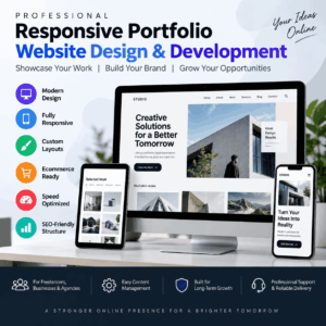 Professional Responsive Portfolio Website Design & Development